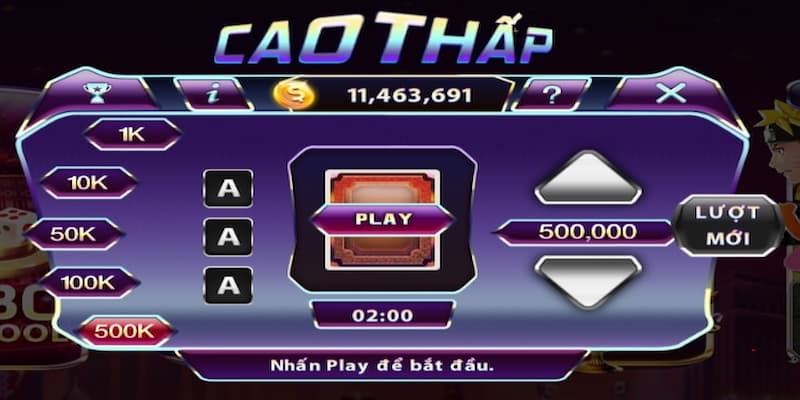 Khám phá game cao thấp MMWIN không giới hạn thưởng lớn